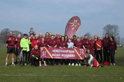 The NRR Marshalling team at Northampton Parkrun 2013